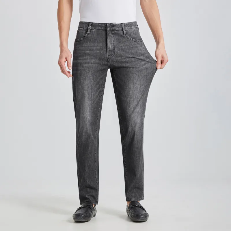 LESS IS MORE Four Way Stretch SS25 Jeans Men's Denim Black-2