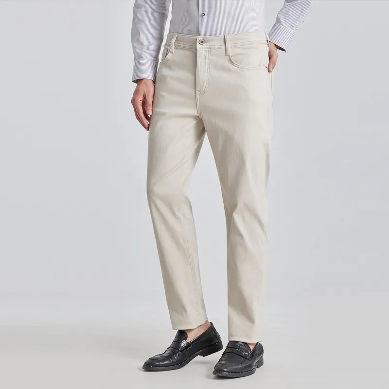 LESS IS MORE SS25 Jeans Men's Beige Yellow-2