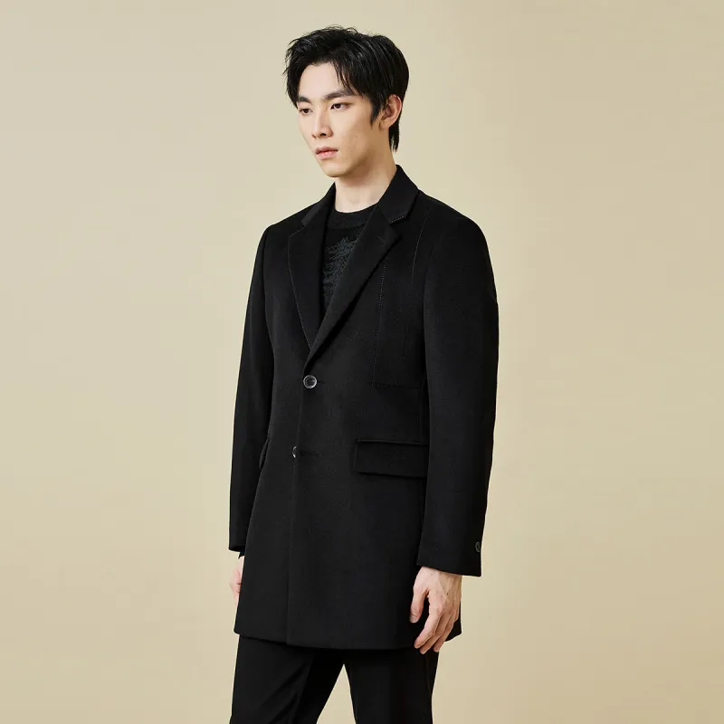 LESS IS MORE Coats Men Black 23DYR9331S-2