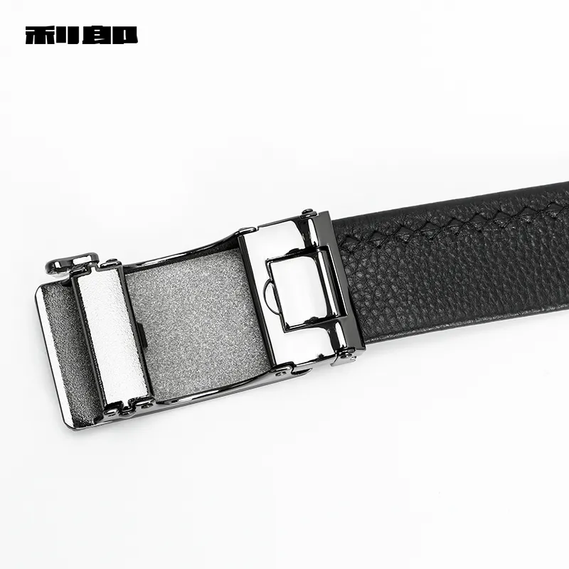 LESS IS MORE Cow Leather Belts Men's Width 3.5CM-3