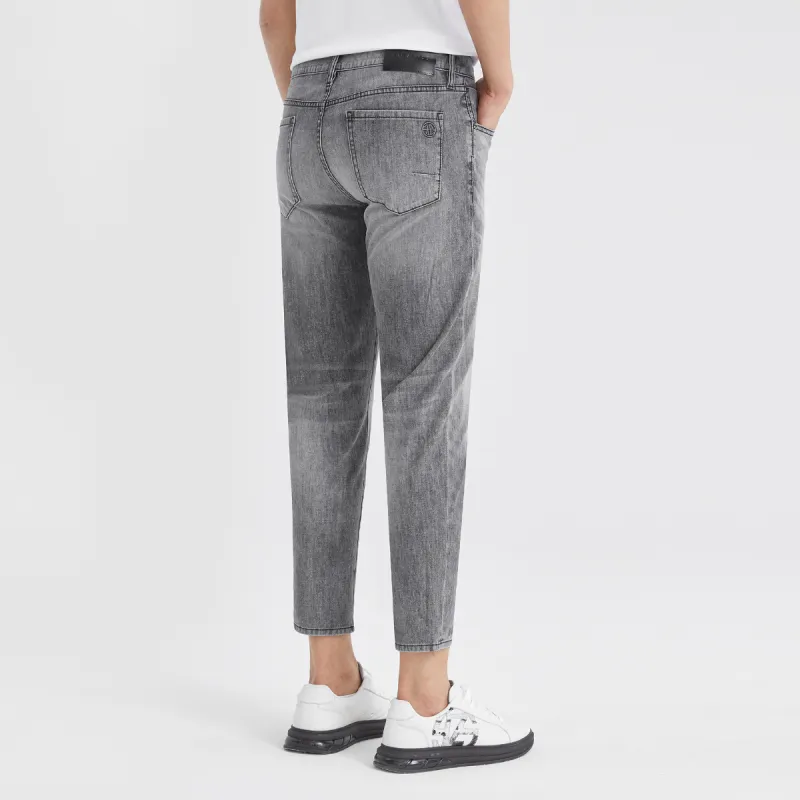 LESS IS MORE Jeans Men's Black Gray-3