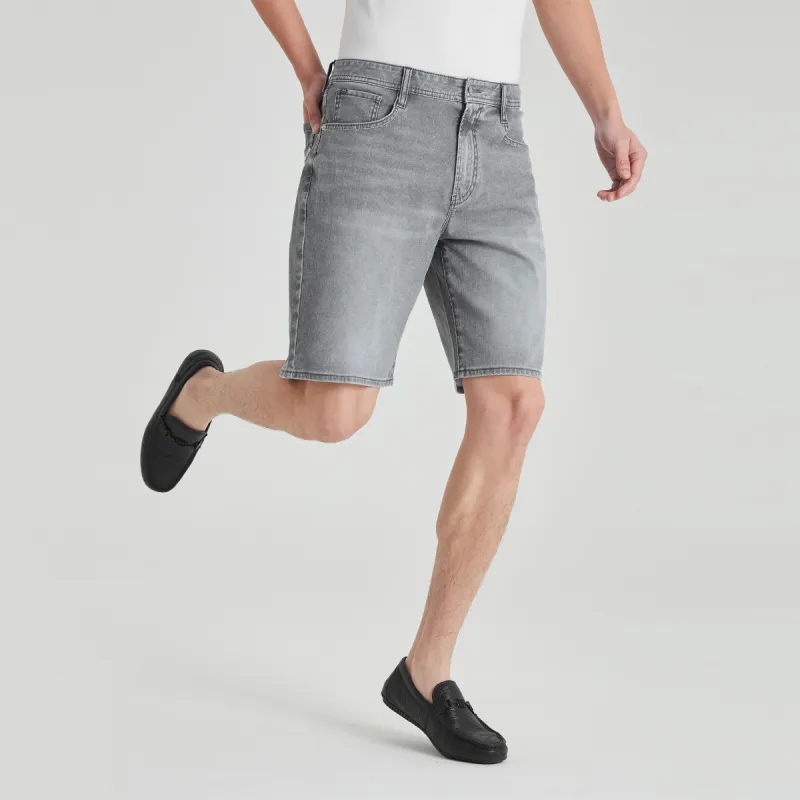 LESS IS MORE Denim Shorts Men's Medium Gray-6