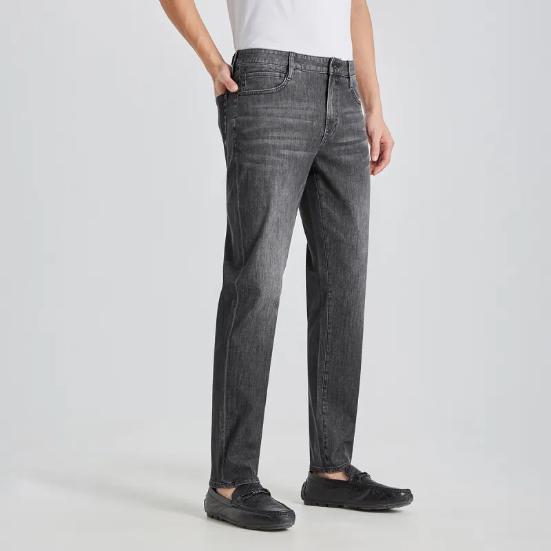 LESS IS MORE Four Way Stretch SS25 Jeans Men's Denim Black-5