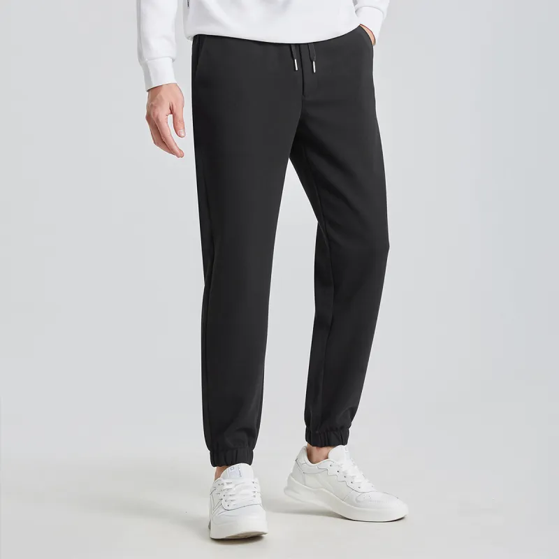 LESS IS MORE SS25 Knitted Sweatpants Men's Black-5
