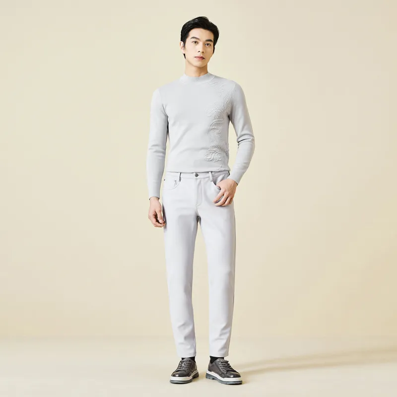 LESS IS MORE Casual Pants Men's Light Gray-5