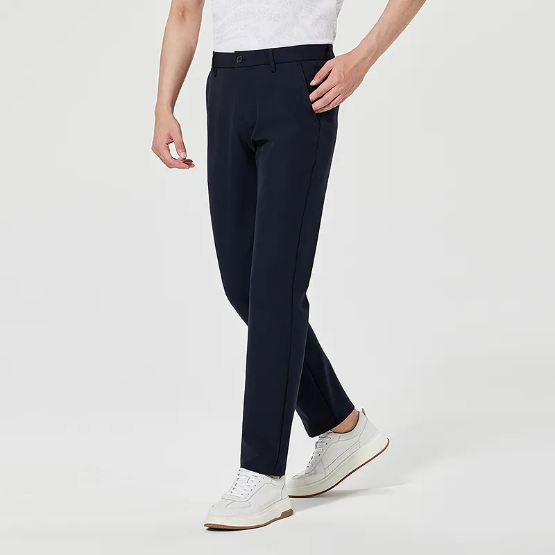 LESS IS MORE Casual Pants Men's Dark Navy Blue 25CXK30102-3