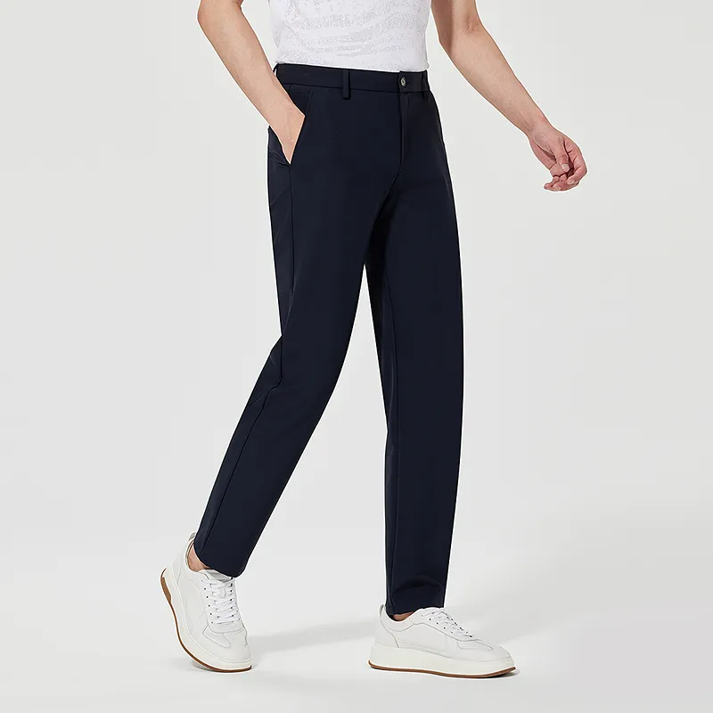 LESS IS MORE Casual Pants Men's Dark Navy Blue 25CXK30102-2