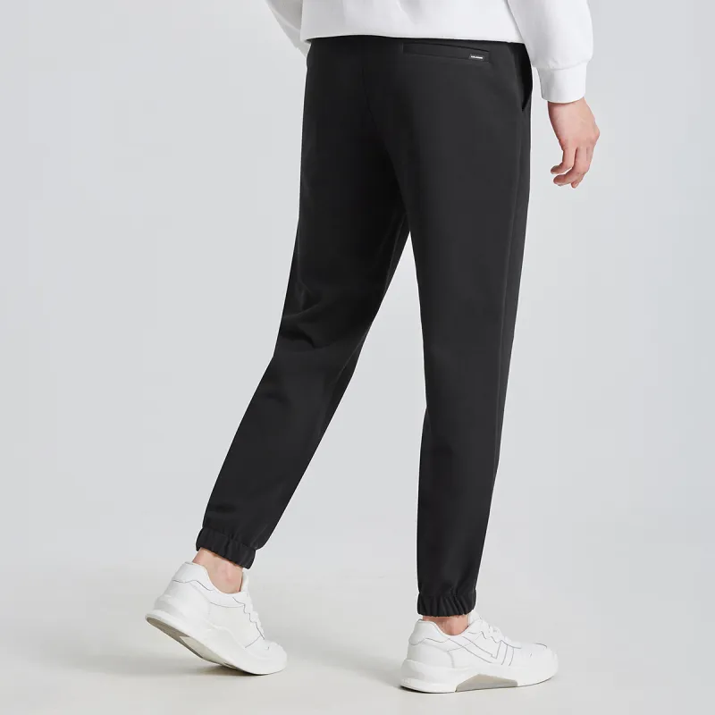 LESS IS MORE SS25 Knitted Sweatpants Men's Black-2