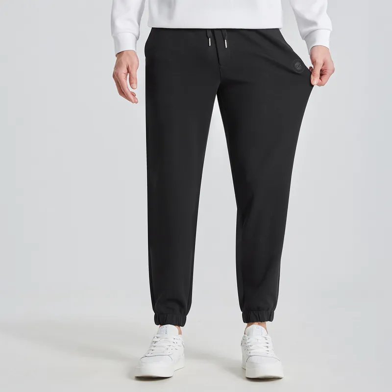 LESS IS MORE SS25 Knitted Sweatpants Men's Black-4