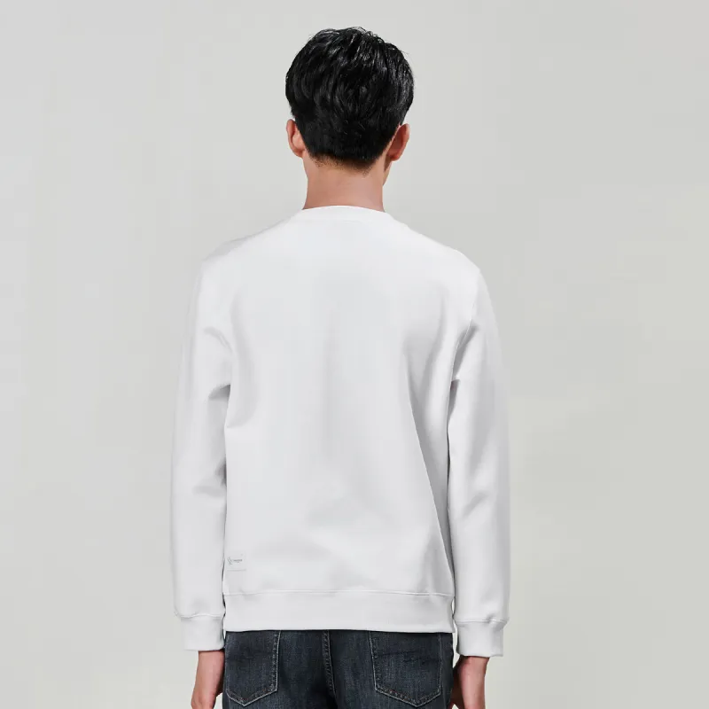 LESS IS MORE Sweatshirt Men's White-2
