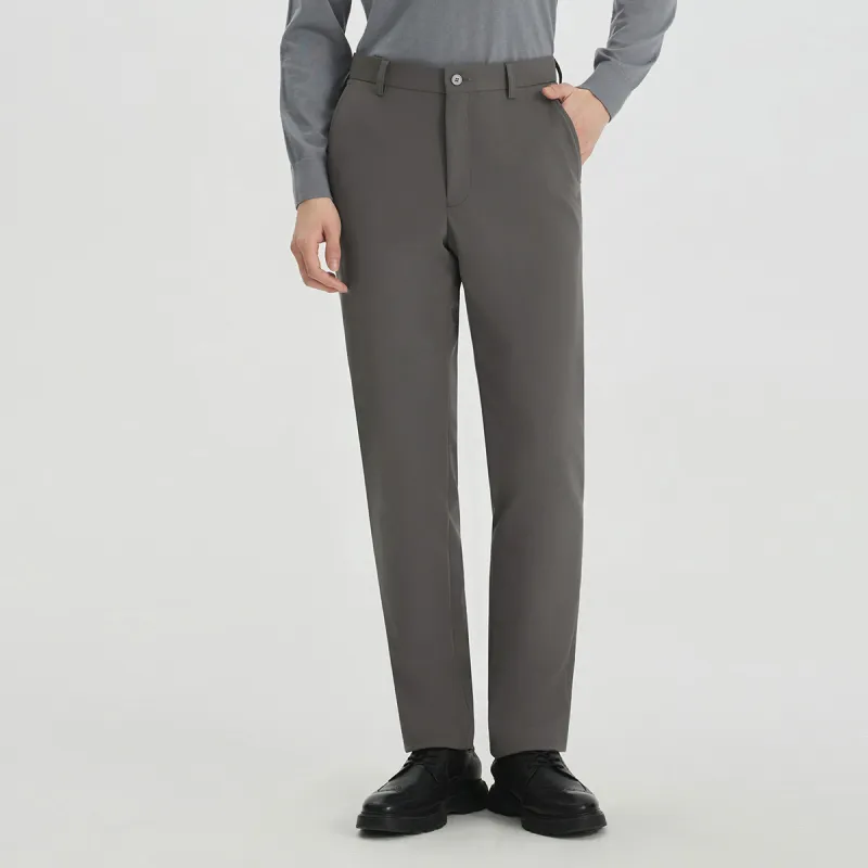 LESS IS MORE Suit Trouser Men's Brown Gray-2