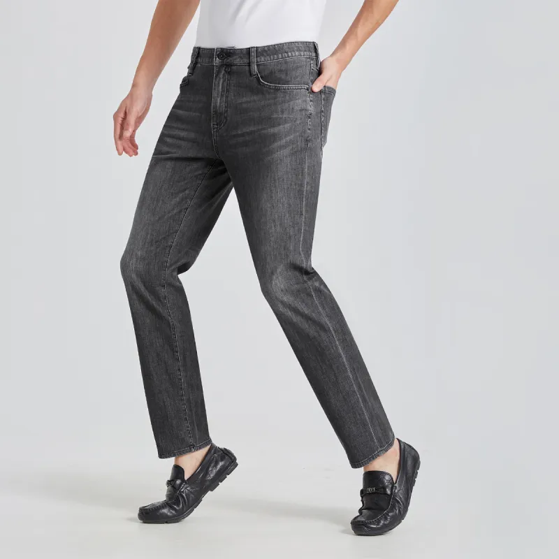 LESS IS MORE Four Way Stretch SS25 Jeans Men's Denim Black-6