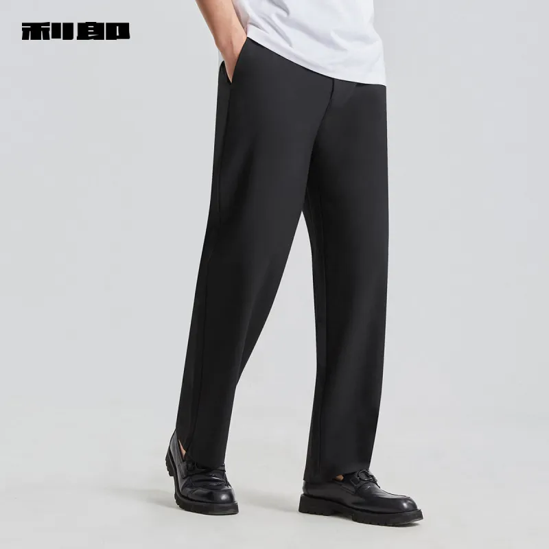 LESS IS MORE SS25 Casual Pants Men's Black-3