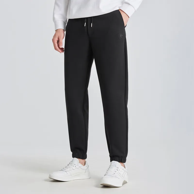 LESS IS MORE SS25 Knitted Sweatpants Men's Black-3