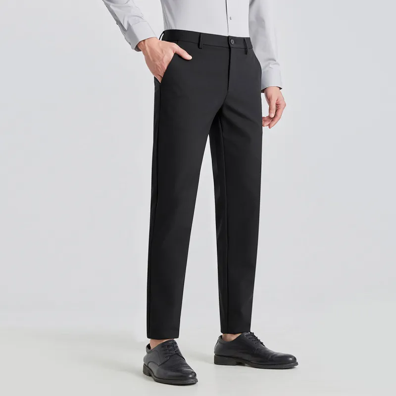 LESS IS MORE Four Way Stretch SS25 Casual Pants Men's Black-4