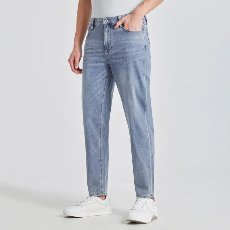LESS IS MORE Four Way Stretch SS25 Jeans Men's Dark Blue-3