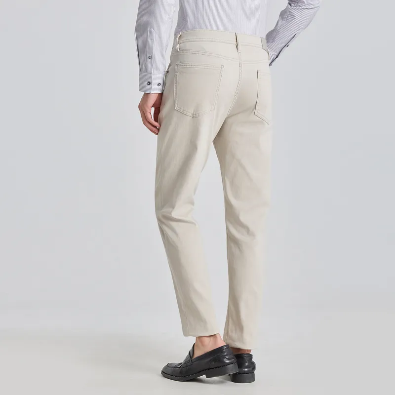 LESS IS MORE SS25 Jeans Men's Beige Yellow-4