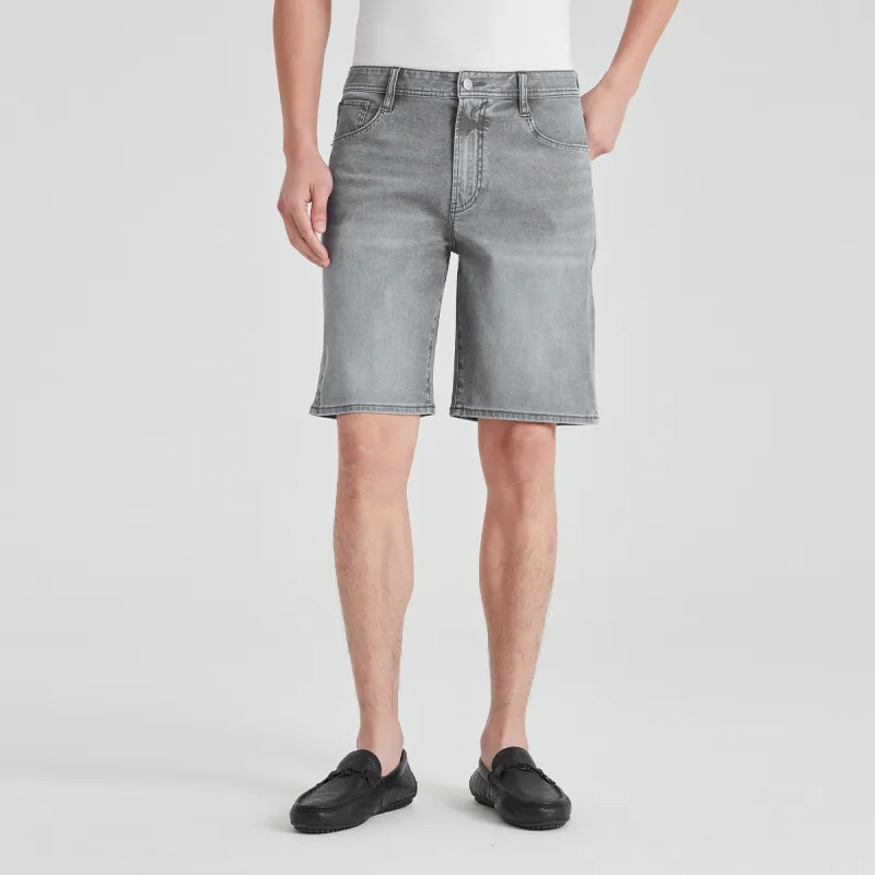 LESS IS MORE Denim Shorts Men's Medium Gray-2