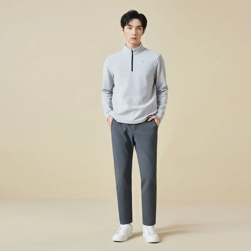LESS IS MORE Casual Pants Men's Gray Blue-5