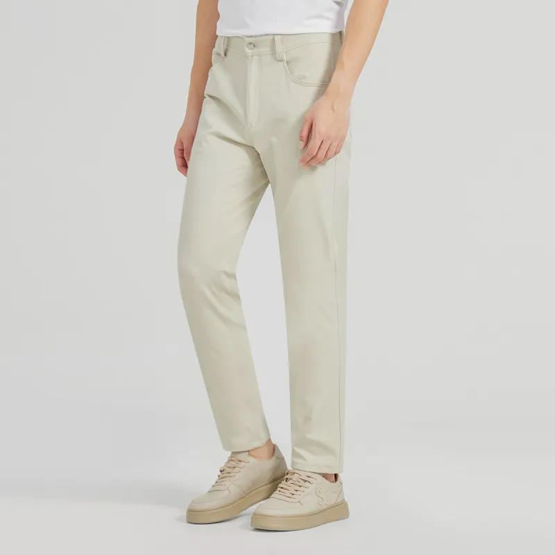 LESS IS MORE Casual Pants Men's Beige Gray-2