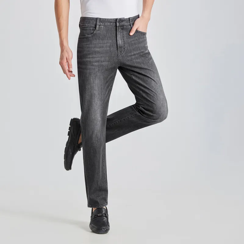 LESS IS MORE Four Way Stretch SS25 Jeans Men's Denim Black-4