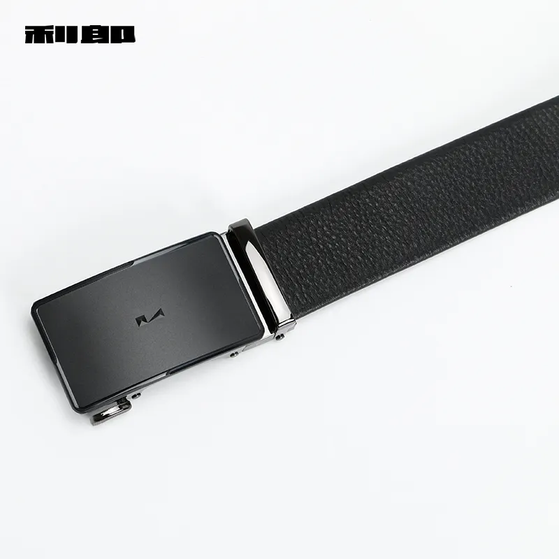 LESS IS MORE Cow Leather Belts Men's Width 3.5CM-2