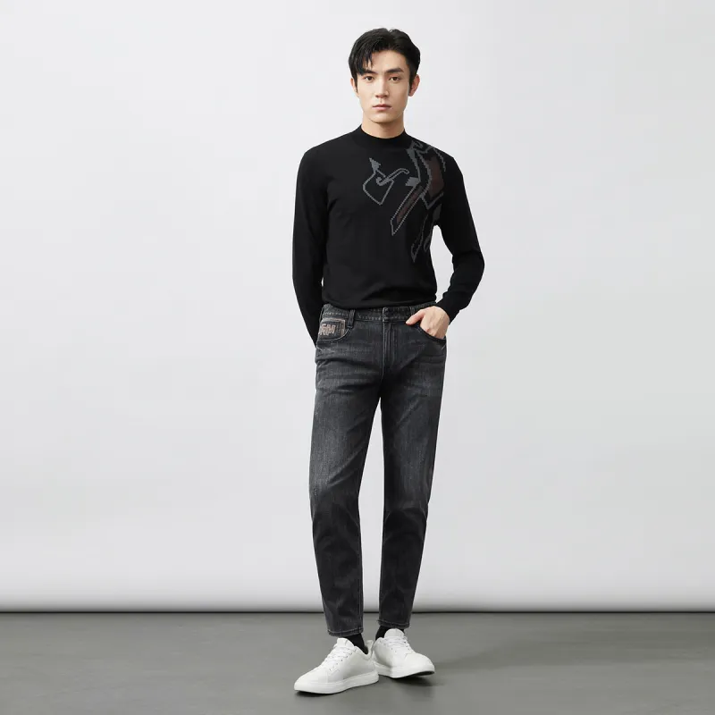 LESS IS MORE Jeans Men Black-6