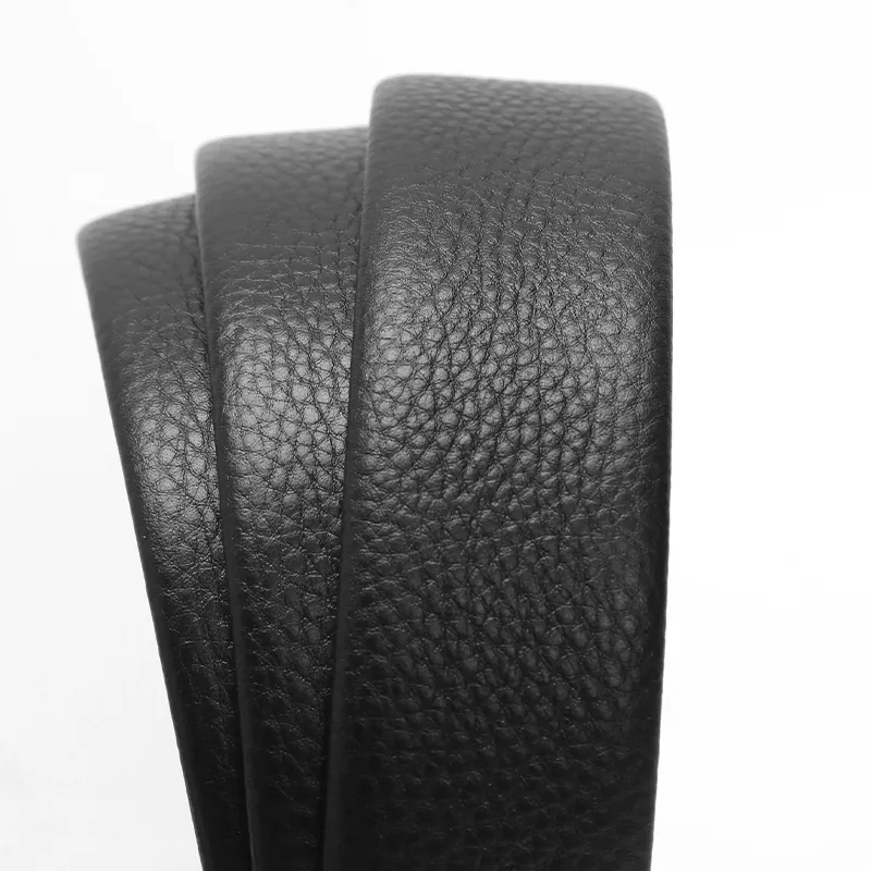 LESS IS MORE Cow Leather Belts Men's 3.5cm-4