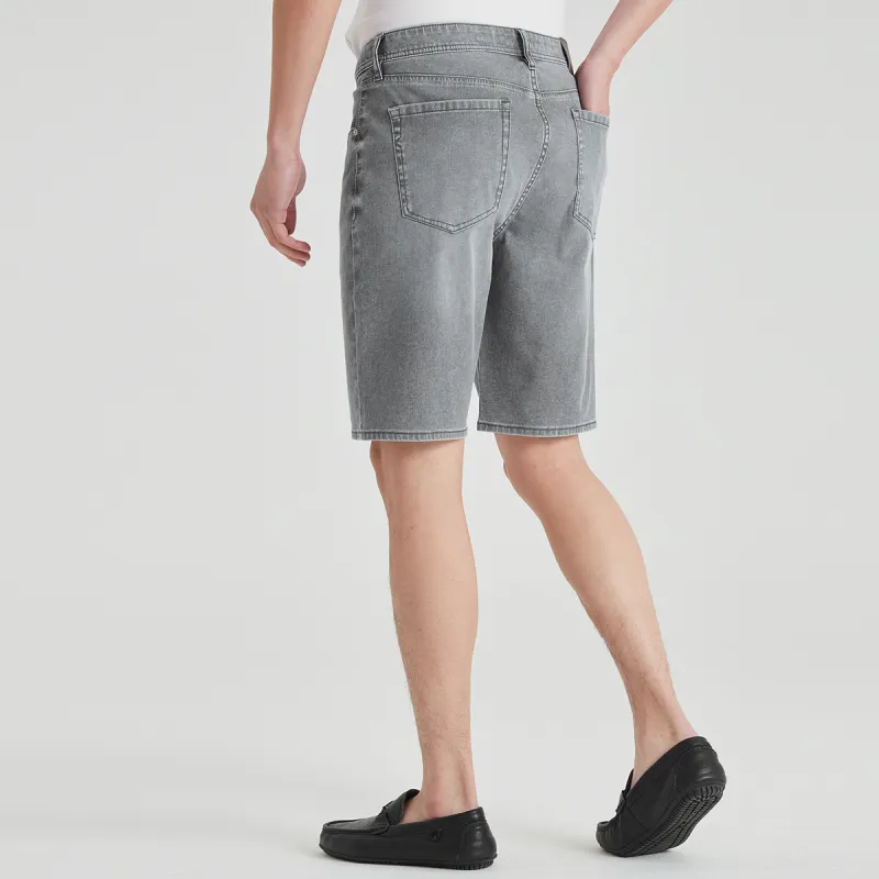 LESS IS MORE Denim Shorts Men's Medium Gray-3