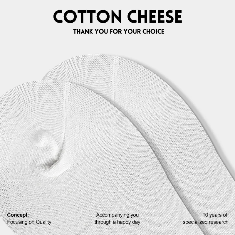 COTTON CHEESE Mid Calf Socks Men's-2