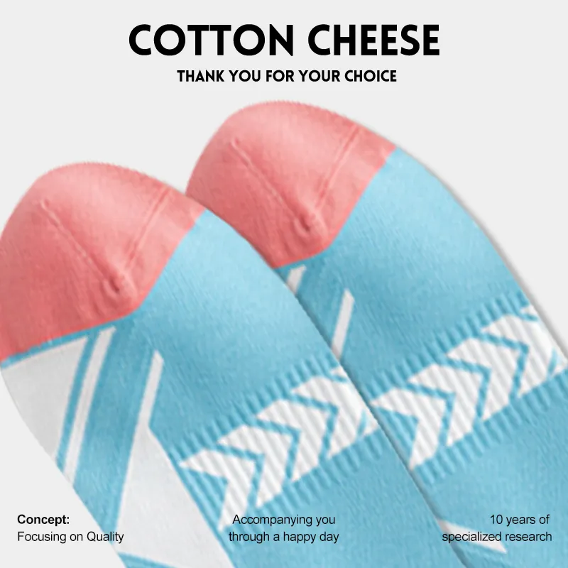 COTTON CHEESE Knee High Socks Women's 3 Pack-2