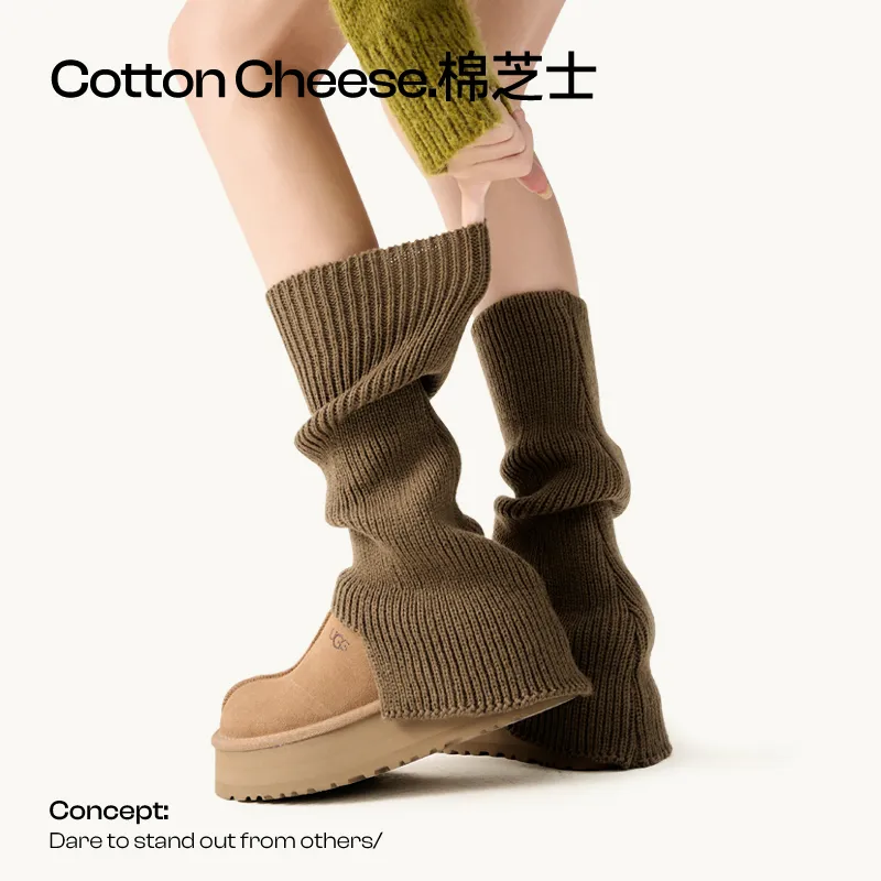 COTTON CHEESE Knee High Socks Women's 1 Pack-21