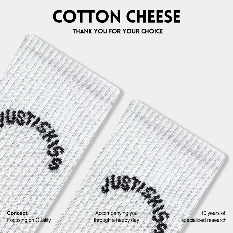 COTTON CHEESE Mid Calf Socks Men's-3