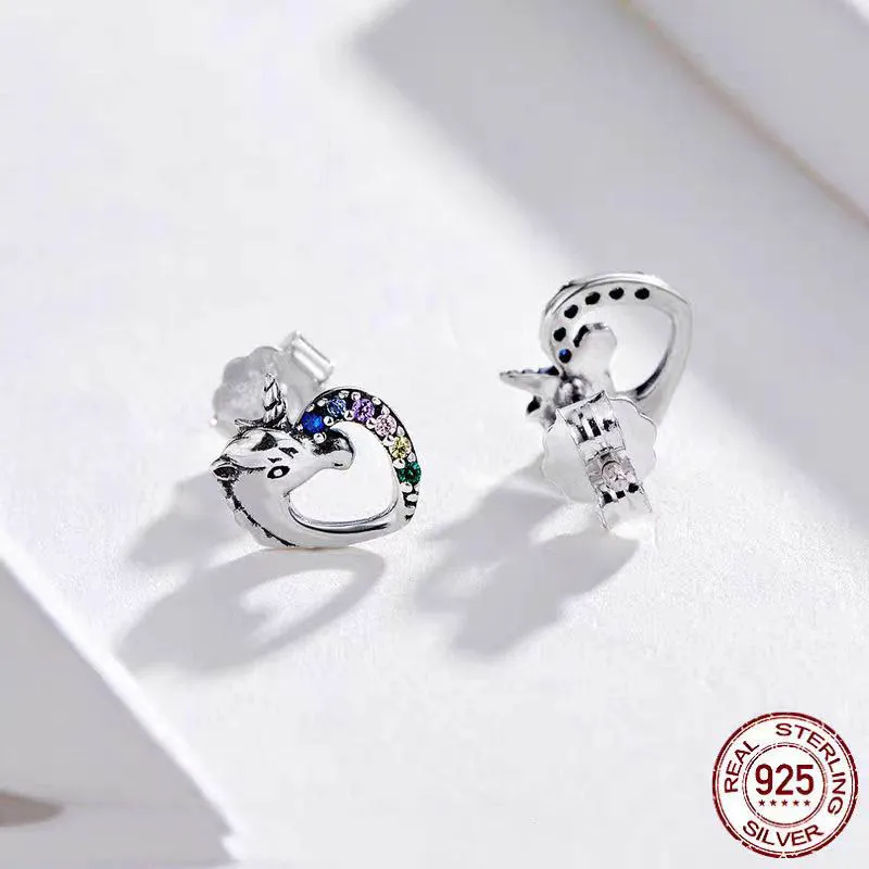 BOCH 925 Sterling Silver Stud Earrings Women's-5