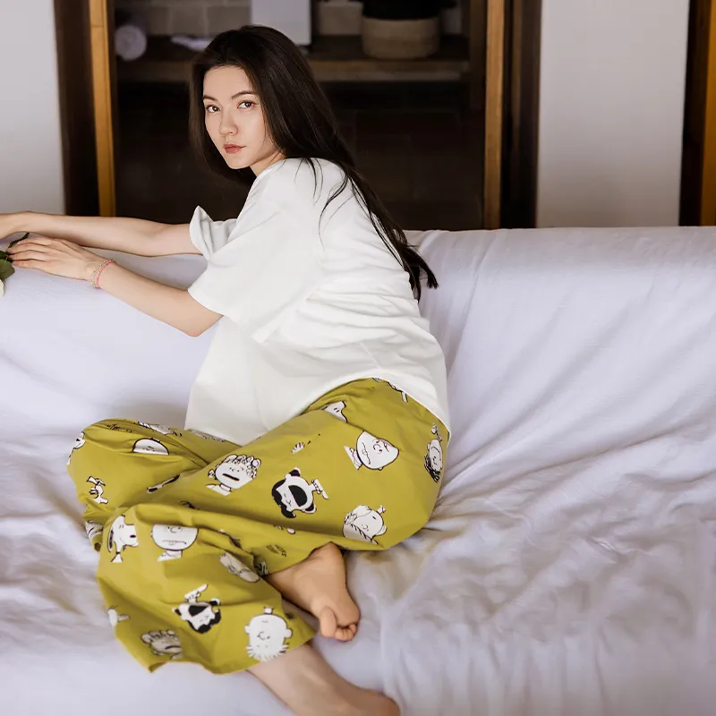 Beiyan Pajama Set Women's White-5