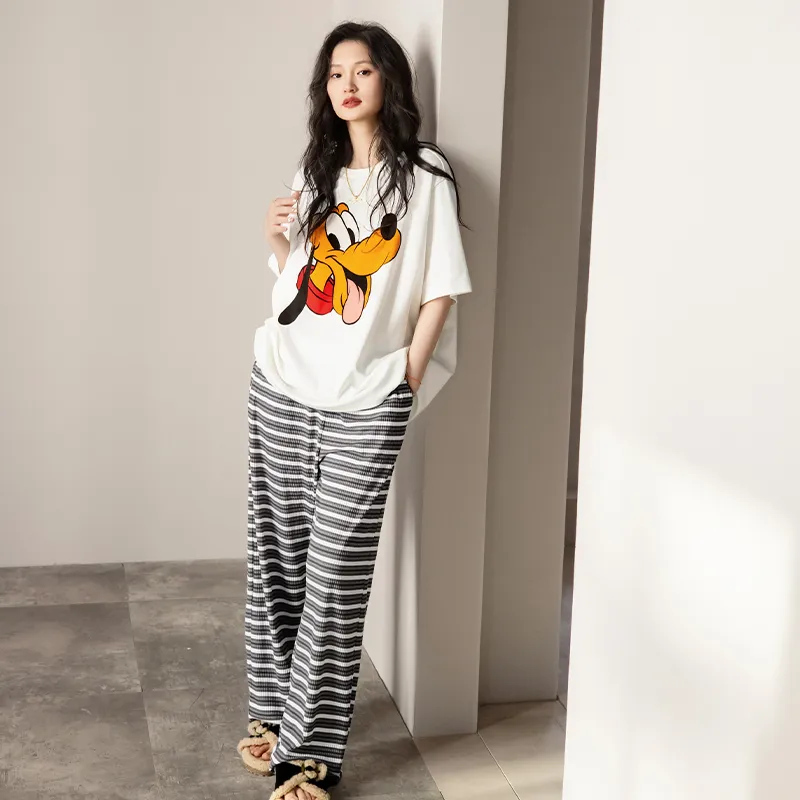 Beiyan Pajama Set Women's White-1