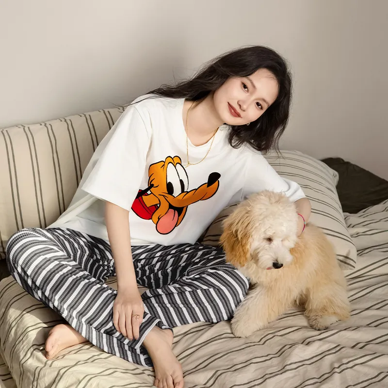 Beiyan Pajama Set Women's White-3