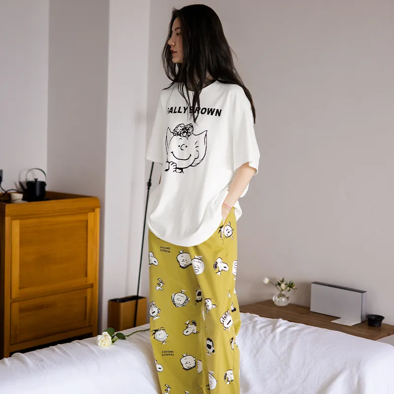 Beiyan Pajama Set Women's White-2