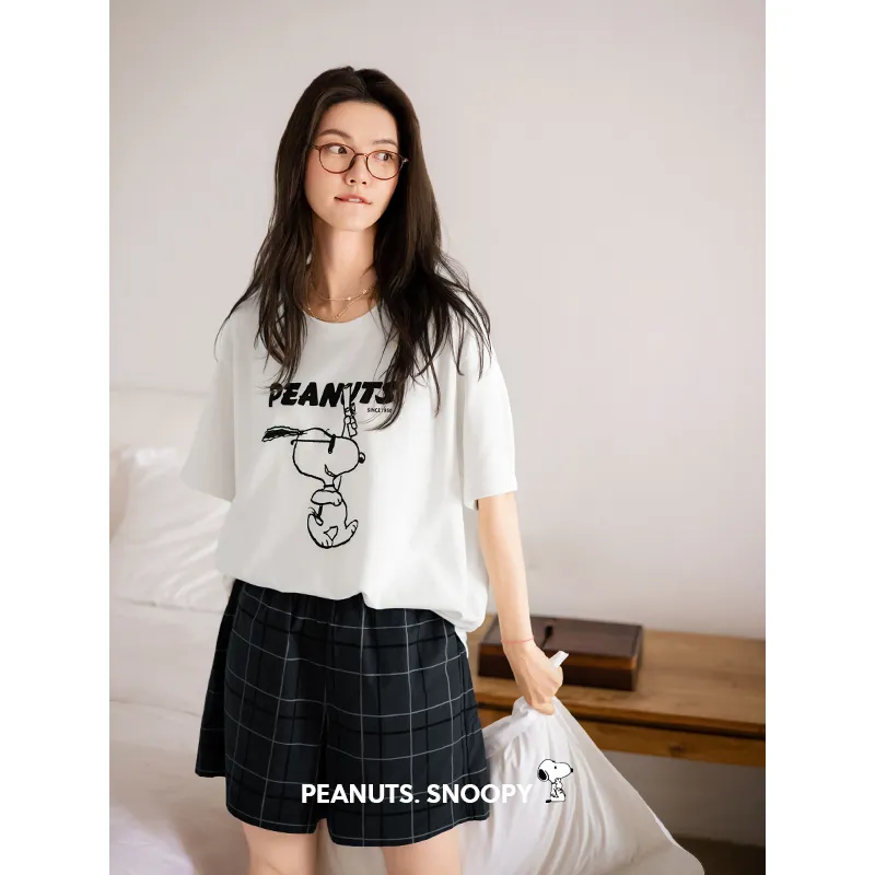 Beiyan x SNOOPY Pajama Set Women's-1