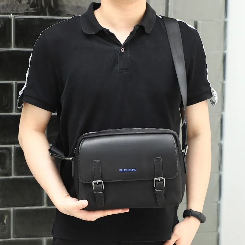 ELLE HOMME Crossbody Bags Black-7