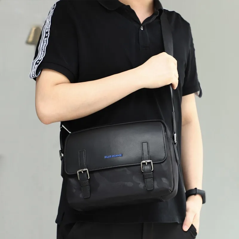 ELLE HOMME Crossbody Bags Black-5