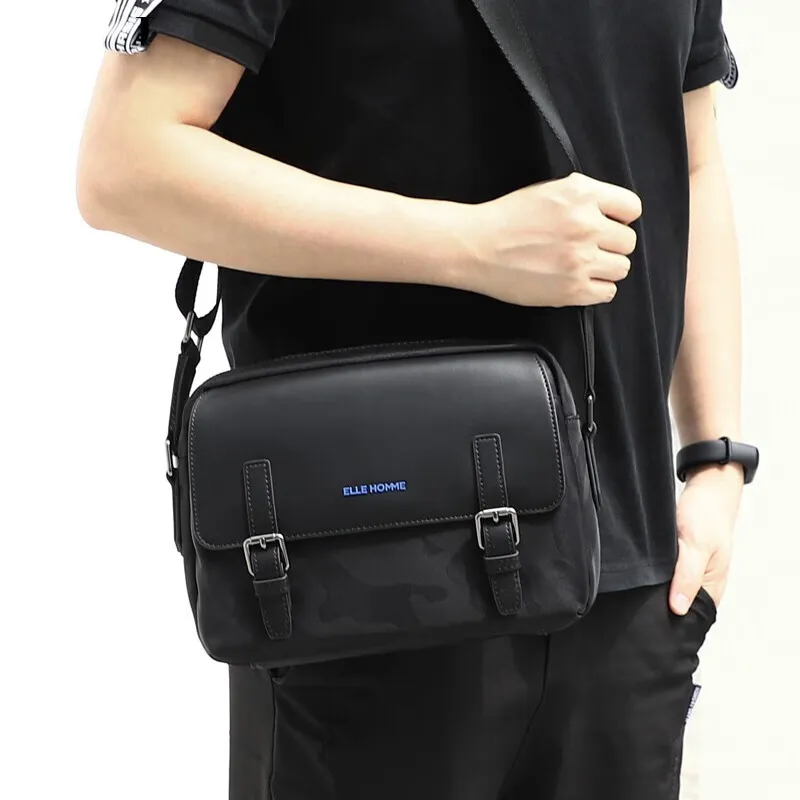 ELLE HOMME Crossbody Bags Black-6