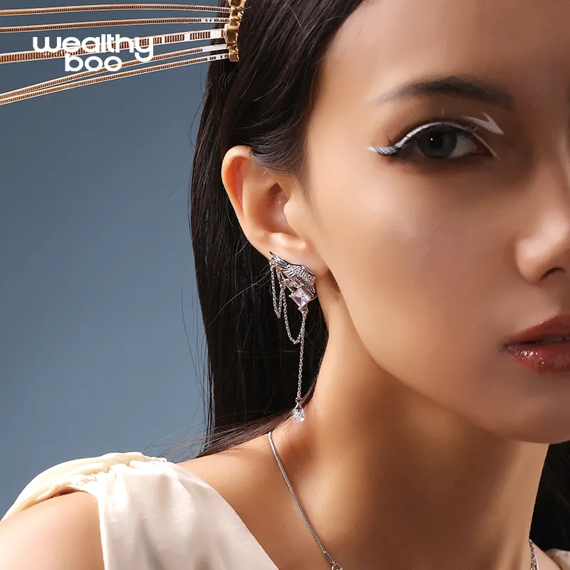 WEALTHYBOO Copper Earrings Unisex-2