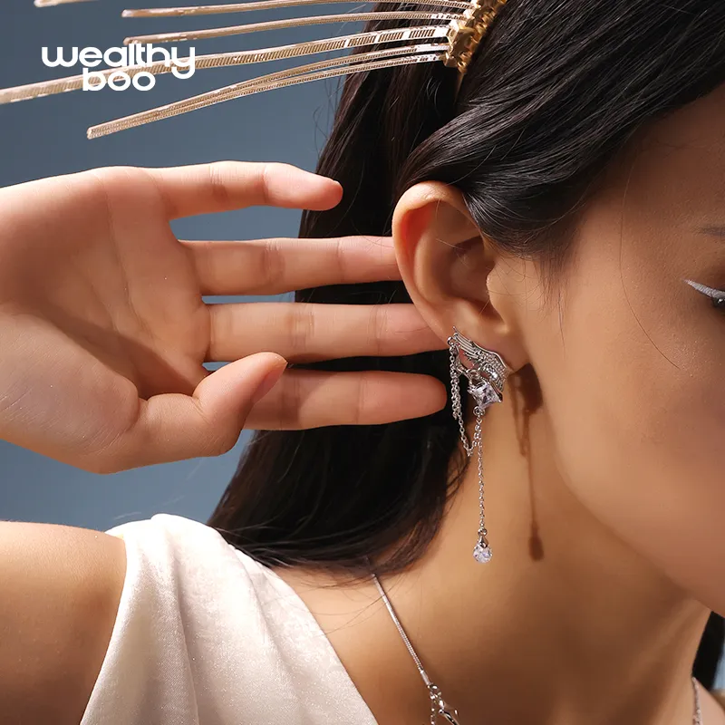 WEALTHYBOO Copper Earrings Unisex-3