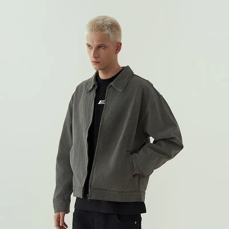 11ESTRANGER Jackets & Coats Unisex Gray Green-5