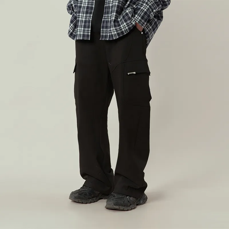 11ESTRANGER Cargo Pants Men's Black-3