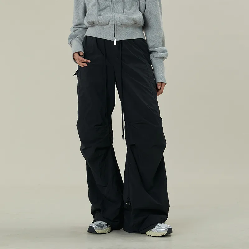 11ESTRANGER Casual Pants Unisex Black-6