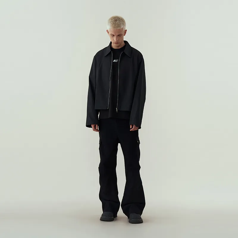 11ESTRANGER Jackets Coats Unisex Black-5