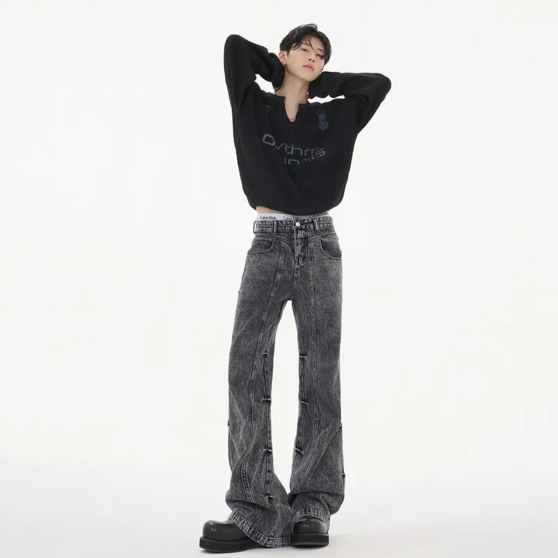 IXXAT Jeans Unisex Black Gray Color-3