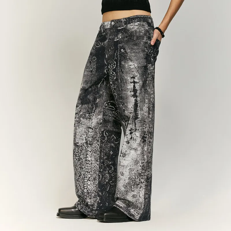 IXXAT Jeans Unisex Distressed Grey-3